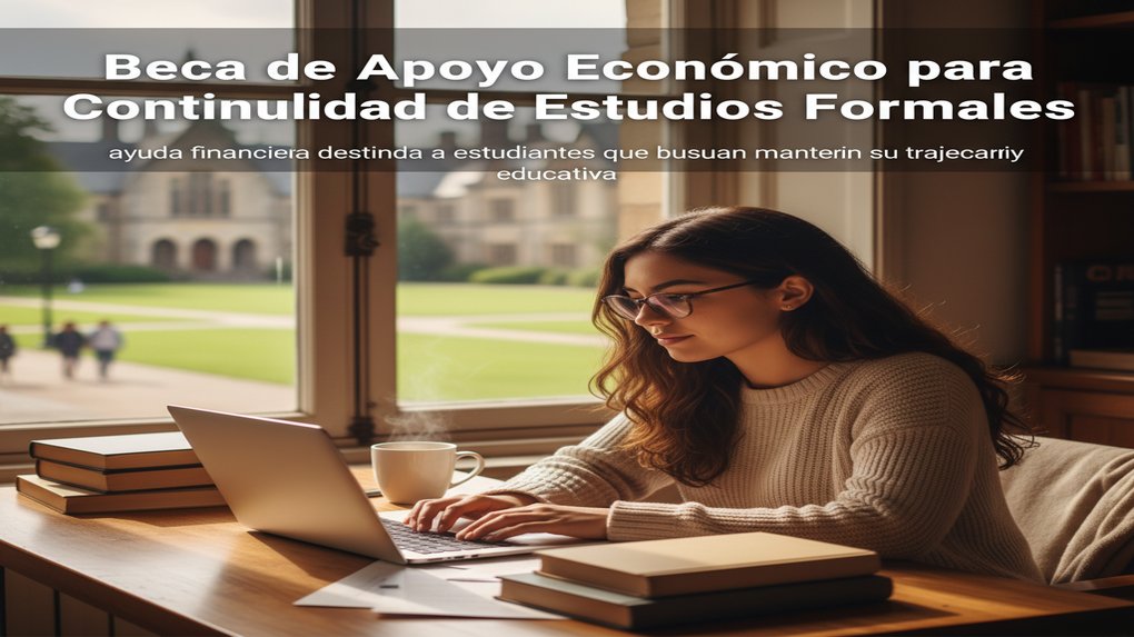 Beca de Apoyo Económico para Continuidad de Estudios Formales: ayuda financiera destinada a estudiantes que buscan mantener su trayectoria educativa