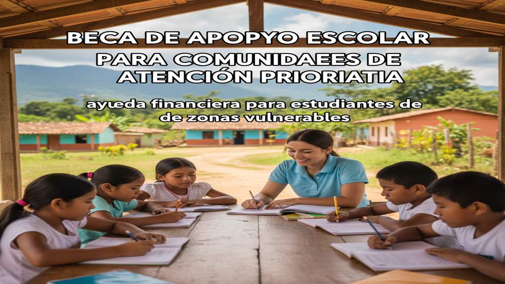 Beca de Apoyo Escolar para Comunidades de Atención Prioritaria: ayuda financiera para estudiantes de zonas vulnerables