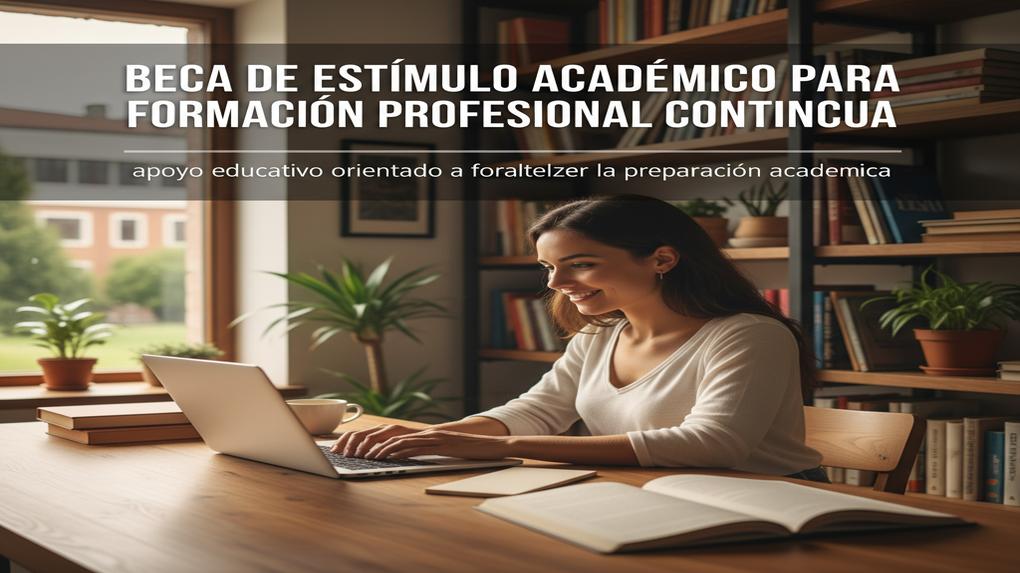 Beca de Estímulo Académico para Formación Profesional Continua: apoyo educativo orientado a fortalecer la preparación académica