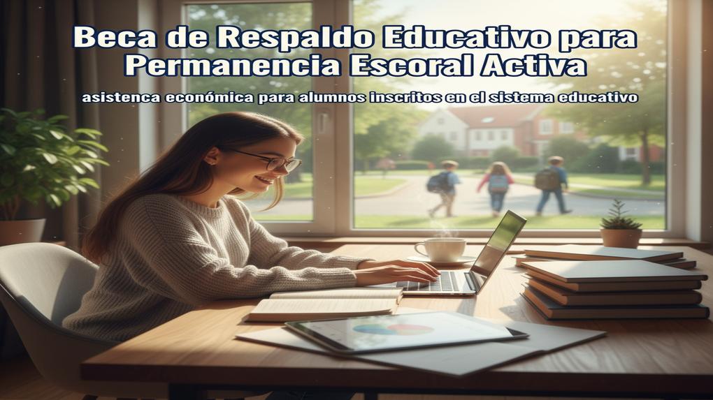 Beca de Respaldo Educativo para Permanencia Escolar Activa: asistencia económica para alumnos inscritos en el sistema educativo